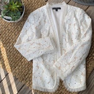 Lafayette 148 New York lace fall jacket last days